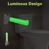 Flip Up Grab Bar, Luminous Assist Handle for Wall/Doorway/Stairs, Bathroom