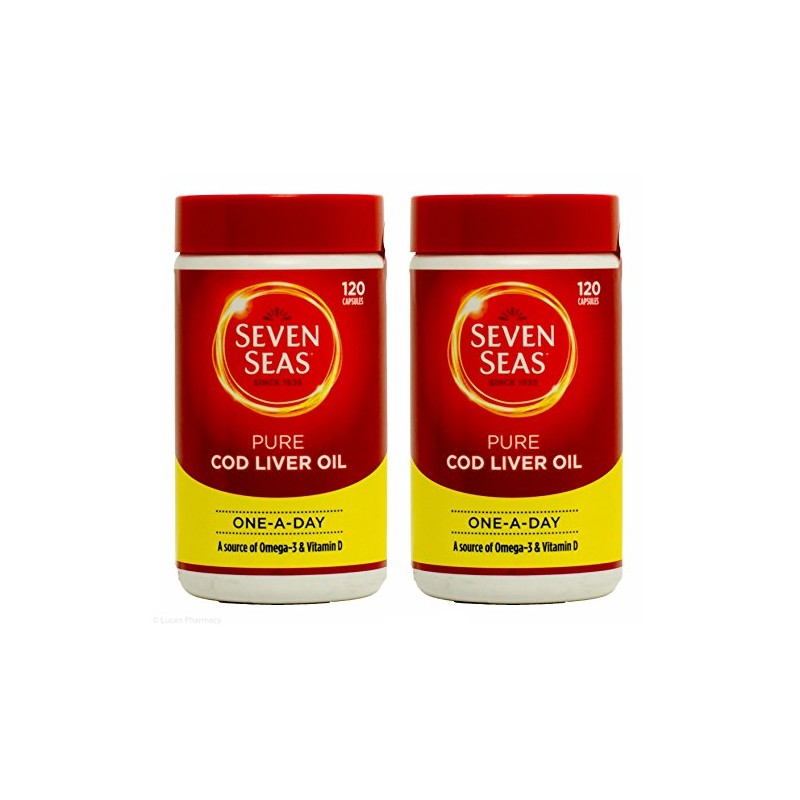 Multibuy 2X Seven Seas® Pure Cod Liver Oil 120 Capsules