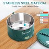 ZPSHYD Cartoon Dinosaur Noodle Bowl - Stainless Steel Inner Bowl