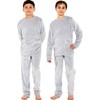 A2Z 4 Kids Childrens Warm Fleece Twosie Crew Neck Pyjamas