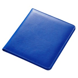 Gulfstream Report Pad & Note Folder PU Leather A5 Navy Blue GPU-A5PF-06