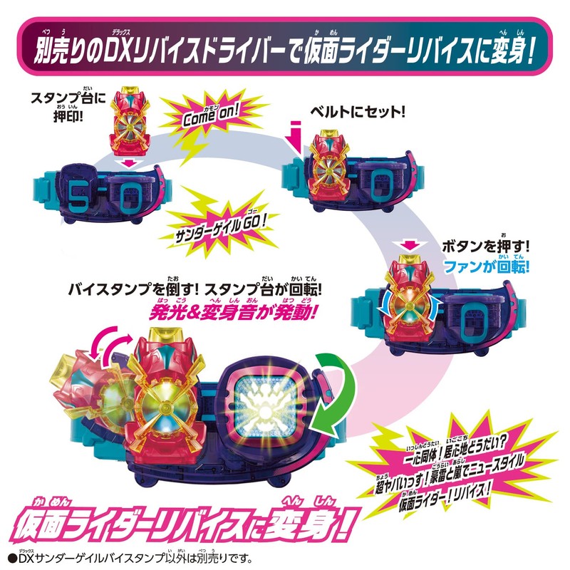 Kamen Rider Revise DX Thunder Gail By Stamp
