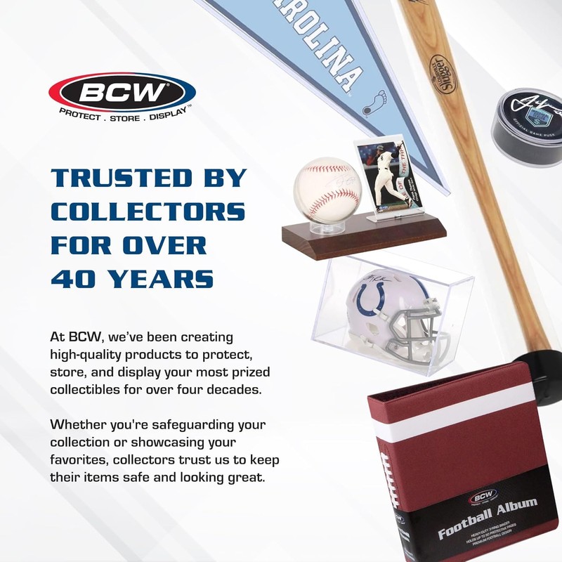 BCW Supplies 3" Baseball Album - Blue | Durable Binder