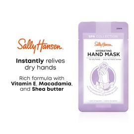Sally Hansen Sally Hansen Hydrating Hand Mask, Translucent, 1 count (Pack of 2)
