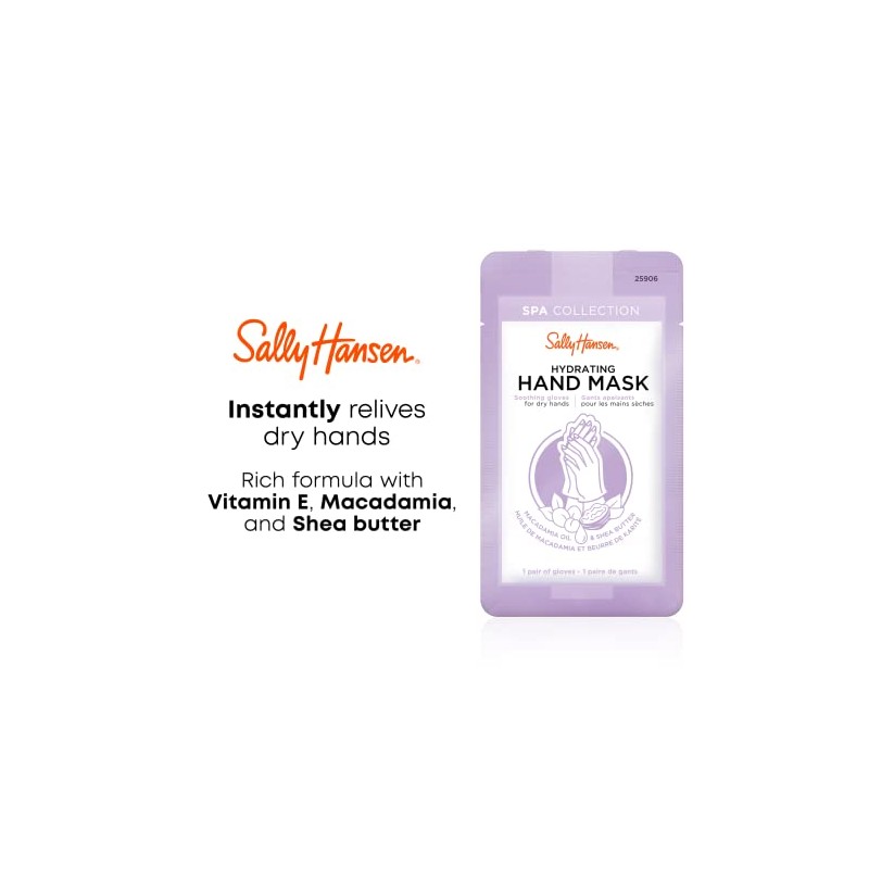 Sally Hansen Sally Hansen Hydrating Hand Mask, Translucent, 1 count