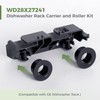 2-Pack WD28X27241 Dishwasher Rack Carrier and Roller Kit Compatible GE