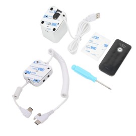 Anti Theft Security Cell Phone Display Stand, Infrared Remote Control Unlock Cell Phone Stand with 95‑120dB Security Alarm & Charging Function, Aluminum Alloy Cell Phone Holder(Type C ‑40db±3db)