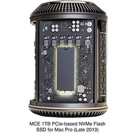 MCE Technologies 1TB SSD for Mac Pro (Late 2013): PCIe-Based 4 Lane (x4) NVMe SSD Flash Storage Upgrade - Requires macOS 10.13.x (High Sierra) or Later