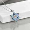 YFN Star of David Necklace Sterling Silver Jewish Christian Jewelry