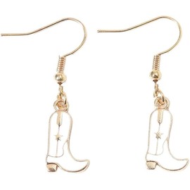 1Pair Cowgirl Boot Drop Dangle Earring for Women – Western - Country – Rodeo – Cowboy Boots