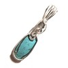 Handmade Kingman Turquoise Wire Wrapped Pendant