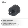QUARKZMAN 4 Pack Microphone Stand Adapter M10 Female to 1/4