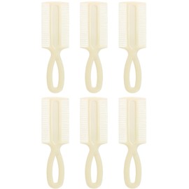 Comfort Axis Double-sided Fine Tooth Baby Comb, 6 Pack