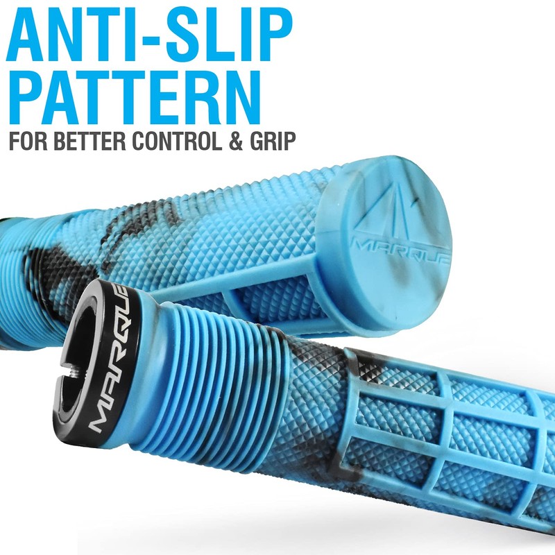 MARQUE Race Mountain Bike Handlebar Grips – Single Lock-On Ring