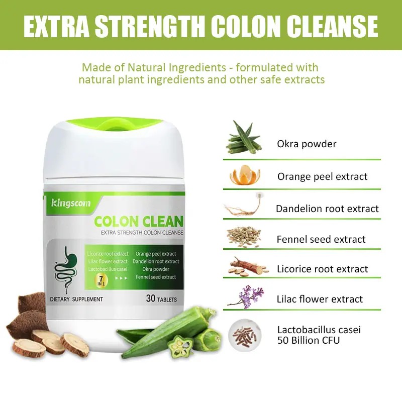 Colon Cleanse Supplement Extra Strength 60 Billion Probiotics 15-Day Gut