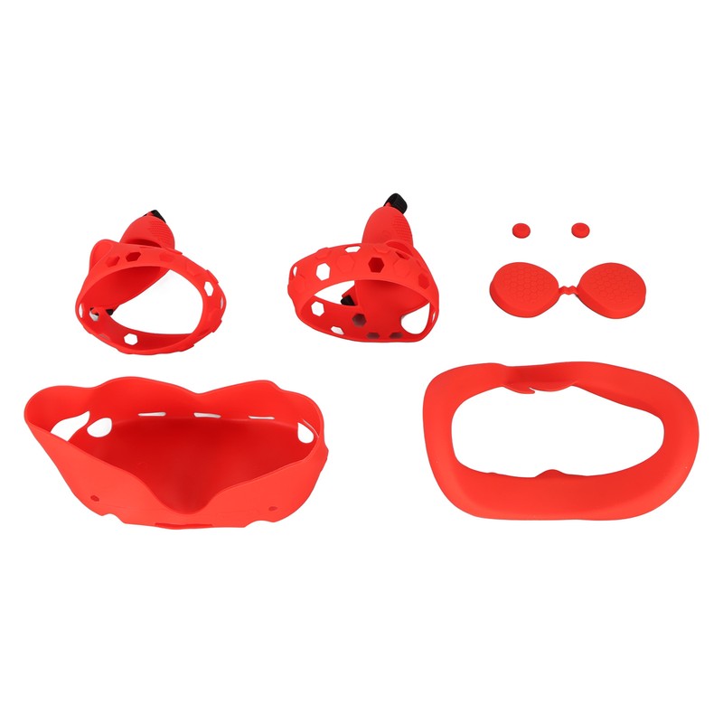 5 in 1 Silicone Cover Set for Quest 2 Includes