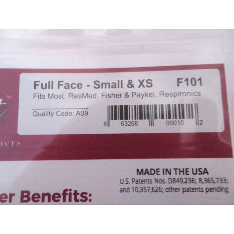 Silent Night Comfort Seal Mask Liners 4 Pack Size Small/XS