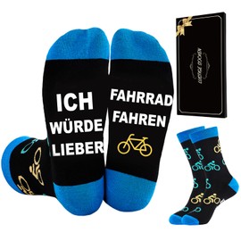 SockWaddles Funny Men's Socks with Sayings - Gift Idea for Men, Grandpa, Dad, Gamer, Bike, Camper for Christmas, Birthday, Father's Day, Bicycle, 39-46