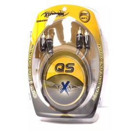 Xscorpion 6FT CAR STEREO AUDIO RCA INTERCONNECT QUAD SHIELDED CABLE  TWISTED HOME MARINE