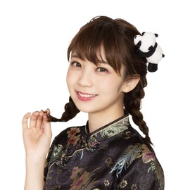 Party City Variety Goods Huggable Panda Hairpin White Black