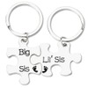 Big Little Sister Gifts Big Sis Lil Sis Puzzle Keychain