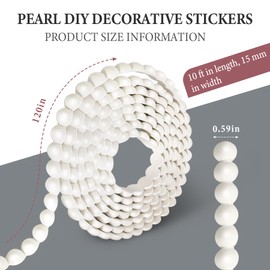 10FT Flexible Molding Trim Peel and Stick for Walls Decorative,DIY Wall Trims Caulk Strip for Tile Wood Wall Panels Picture Mirror Window Frame Cabinet Edge, Home Decor Protection