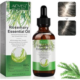 Aceite Esencial de Romero, Cabello Aceite Esencial Rosemary Oil, 30 ml