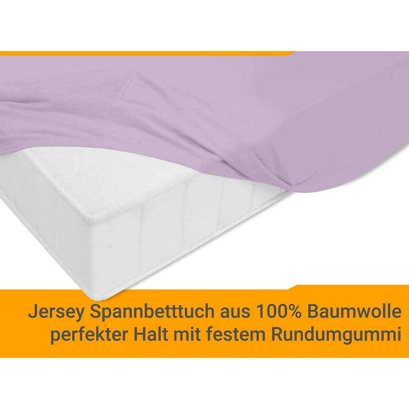 Classic Jersey Fitted Sheet Available In 34 Colours and 6