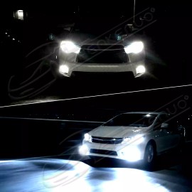 SHENKENUO For Honda CR-V 1997-2004 2007-2014 CRV H4 LED Headlights Hi/Lo Beam 2x 9003 Bulb