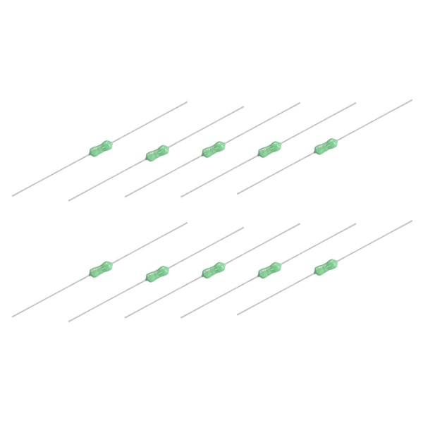 MECCANIXITY 50Pcs Micro Fuse 0.25A 250V Fast Blow Axial Leaded