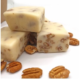 Home Made Creamy Fudge - 1 Lb Box Vanilla Pecan