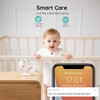 BOIFUN Split Screen Video Baby Monitor, 2 Cameras, Phone APP