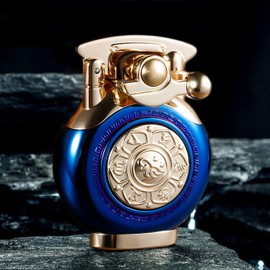 Vintage Antique Lighter, Reusable Windproof Trench Lighter, Cool Lighters, Unique Birthday Gifts for Men Dad Husband (B-Blue)