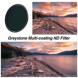 Haida 82mm ND1000 Filter 10 Stops Neutral Density Filter Multi-coating Lens Filter with Golden Outer Ring