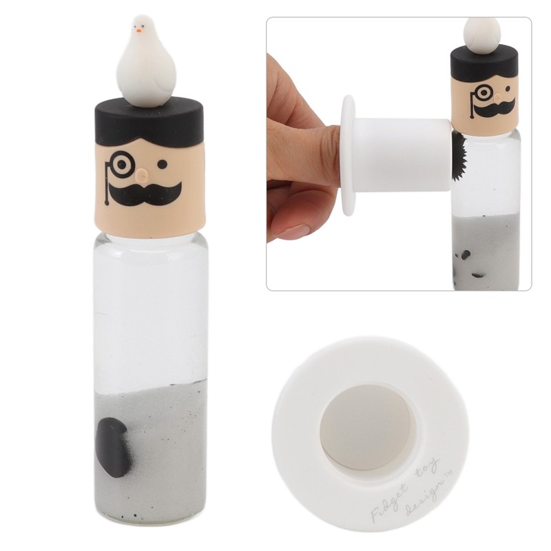 Ferrofluid Display Toy Magnetic Liquid Stress Relief Educational Cylindrical Ferrofluid