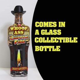WHOOP ASS Premium Chipotle Fire Hot Sauce - 5 oz – Try if you dare! – Perfect Gourmet Gift for the Hot Sauce Fan