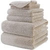 Polyte Set de 6 Toallas de Baño Microfibra Secado Rápido