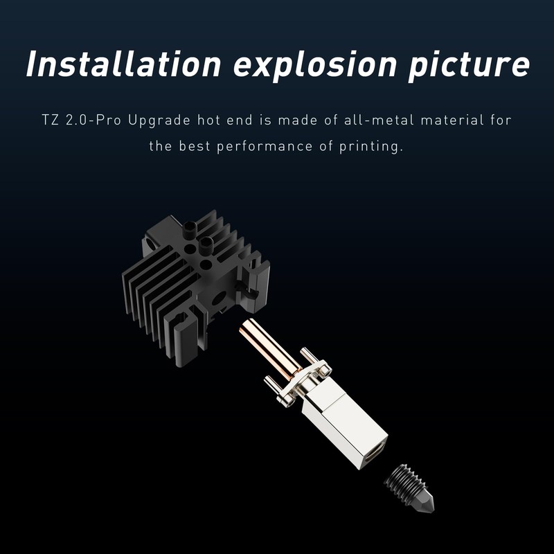 SeulQirw X1 Carbon Hotend Kit with 0.4mm Hardened Steel Nozzle