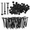 Pack of 100 Universal Cable Tie Buckle, Nylon Cable Ties,
