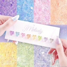 Diesel Aurora Queen Melody Glitter Gel Set of 8 types / 오로라퀸 멜로디 글리터젤 세트 8종