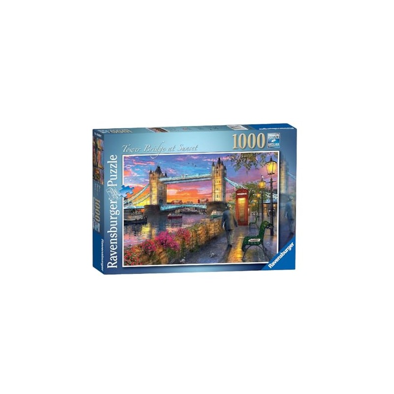 Ravensburger Tower Bridge at Sunset 1000 Piece Jigsaw Puzzles for