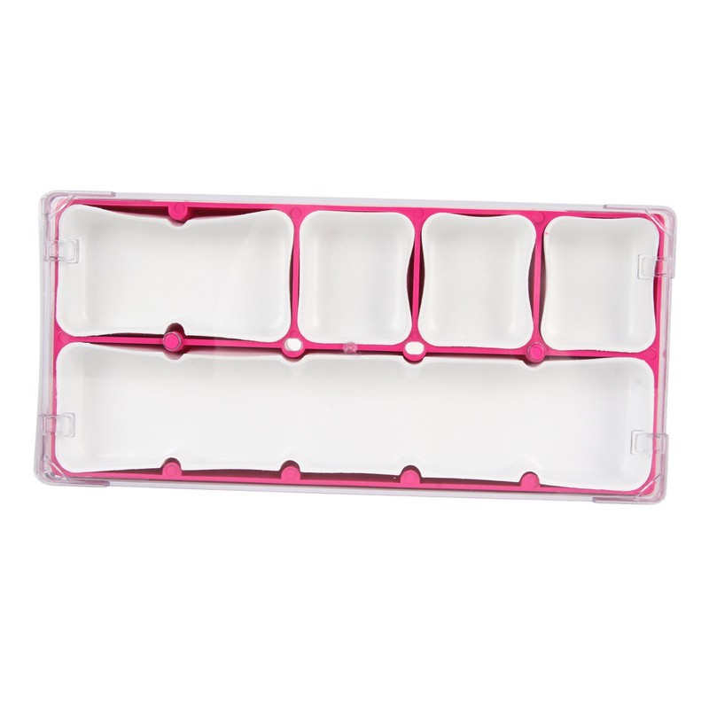Watch Parts Storage Box 5 Compartments Portable Dustproof Multipurpose Watch
