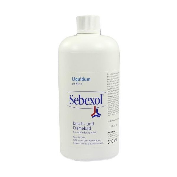 SEBEXOL Liquidum Shower and Cream Bath 500 ml