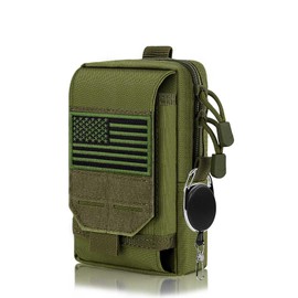 GINZER Molle IFAK Pouch, Rip-Away EMT Tactical Molle Pouch, Tactical Emergency Pouch, Compact Utility Belt Pouch, Waist Bag for Outdoor Travel Camping Hiking Trekking Climbing Hunting