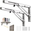 MINISOISO Folding Console Heavy Duty 350 mm Shelf Holder Stainless