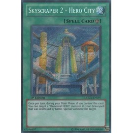 YU-GI-OH! - Skyscraper 2 - Hero City (LCGX-EN097) - Legendary Collection 2 - 1st Edition - Secret Rare
