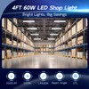 hykolity 2 Pack 4FT Linkable LED Shop Light for Garage,