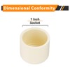 40-Pack HeSun Slip CPVC Cap, 1" Socket Connection for CPVC