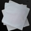 RJM 10 Pack Mens White Polyester Cotton Handkerchiefs