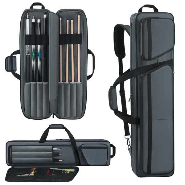 4x4 Pool Stick Bag, Soft Thicken Flannel Pool Cue Bag